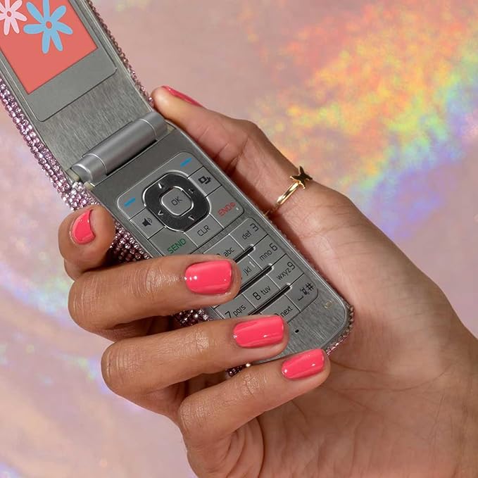 essie salon-quality nail polish, vegan, pink, cream, blushin' & crushin', 0.46 fl oz