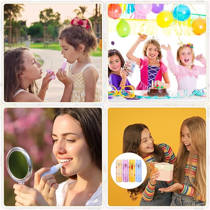 48 Sets Lip Balm with Cards Sign)