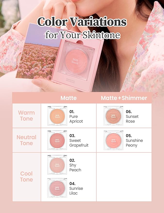 MILKTOUCH Touch My Cheek in Bloom Blush Sunrise Blush (0.) 18 oz
