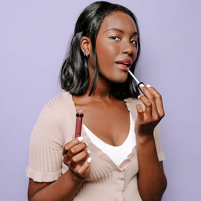 Juwel Cosmetics Ultra Lip Gloss, Gloss for Dry Lips, High Shine, Smooth Finish Moisturizing Lip Gloss with Beeswax, Castor Oil and Vitamin E, Vegan, Talc-free, Joyeux