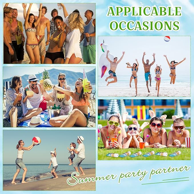 24 Pcs Mini Aloe Vera Gel Travel Size Bulk for Summer Vacation Party 1oz After Sun Aloe Vera Gel Sunburn Relief Hydrating Face Body Moisturizer Cream for Gifts Summer Party Supplies