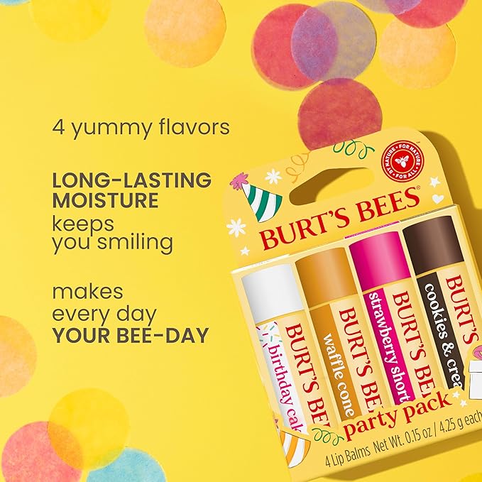 Burt's Bees Lip Balm Party Pack