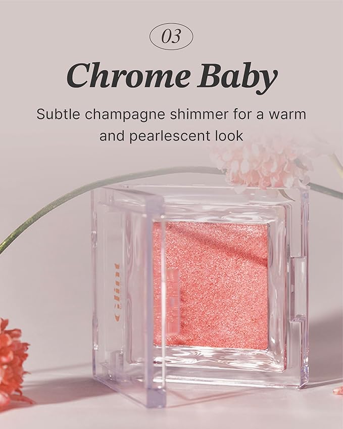 Glint Dewy Highlighter (Chrome Baby, 0.08oz) - Luminous 0.08oz