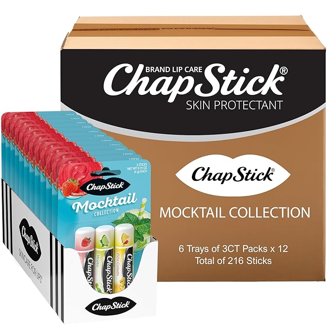 ChapStick Bulk Lip Balm Mocktail Collection,