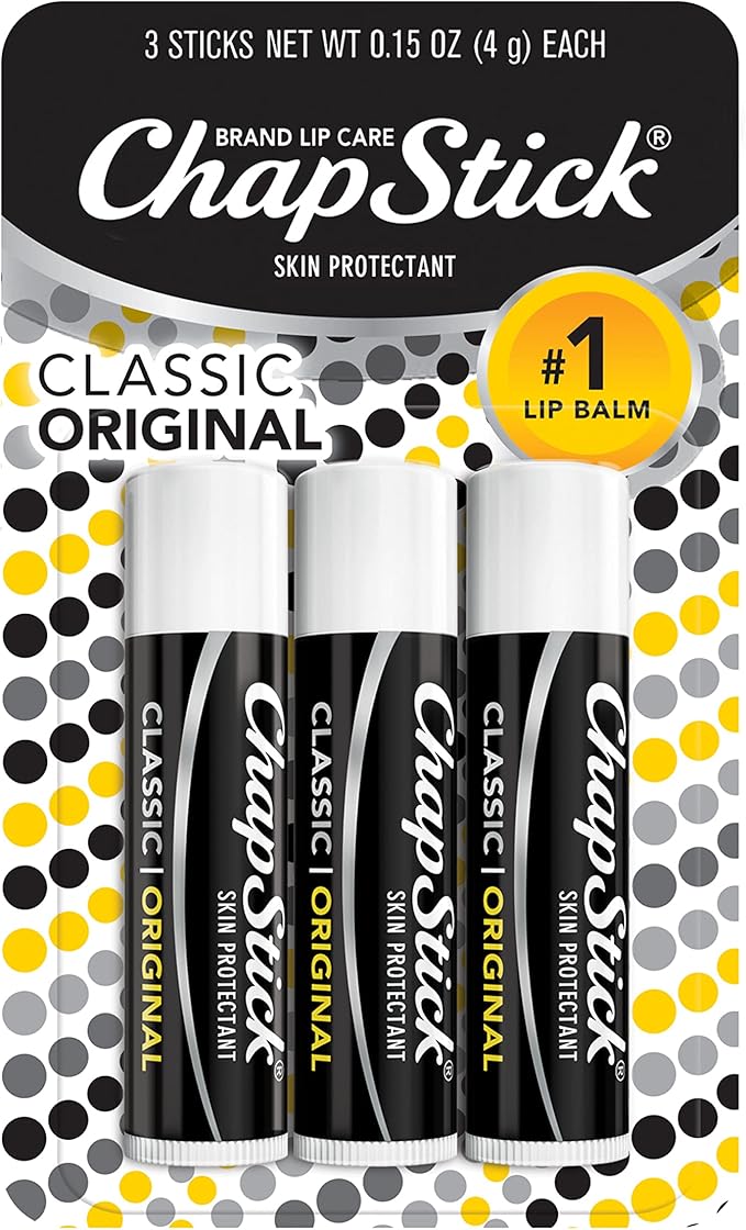 ChapStick Classic Original Lip Balm Tubes,