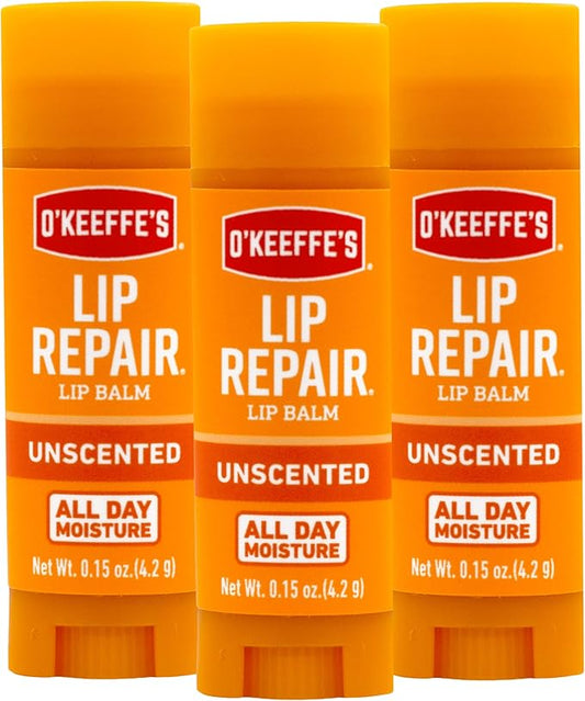 O'Keeffe's Unscented Lip Repair Lip Balm