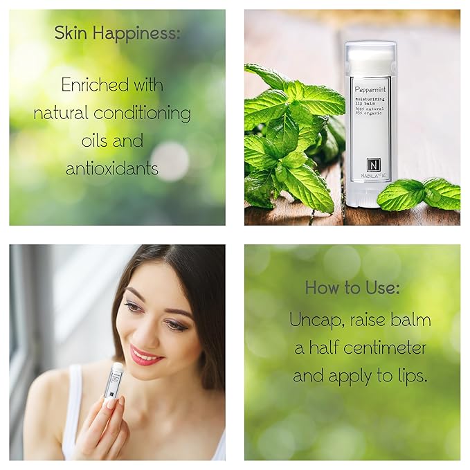 Organic Lip Balm, Nourishing, Moisturizing, Revitalizing,