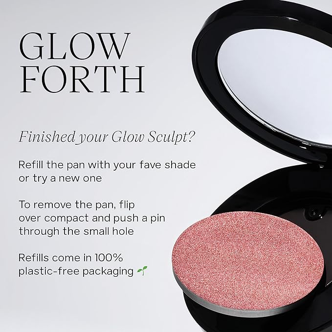 Saie Glow Sculpt Multi-Use Highlighter + Cream Blush 02 oz