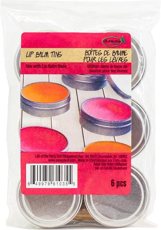 Tins Lip Balm, 5 x 3.3