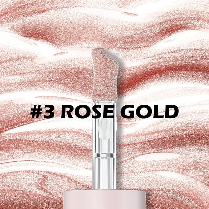 Erinde Liquid Highlighter Makeup, Pink Luminizer Face Highlight