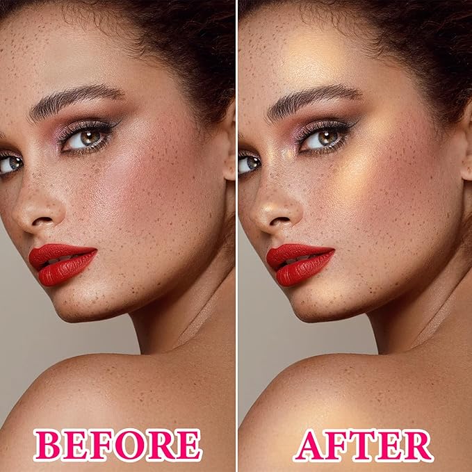 Cream Contour Stick,Shimmer Stick Long Lasting Non-greasy Cream Women(03#)