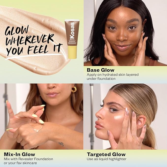 Kosas Glow I.V. Vitamin-Infused Skin Enhancer Face Makeup