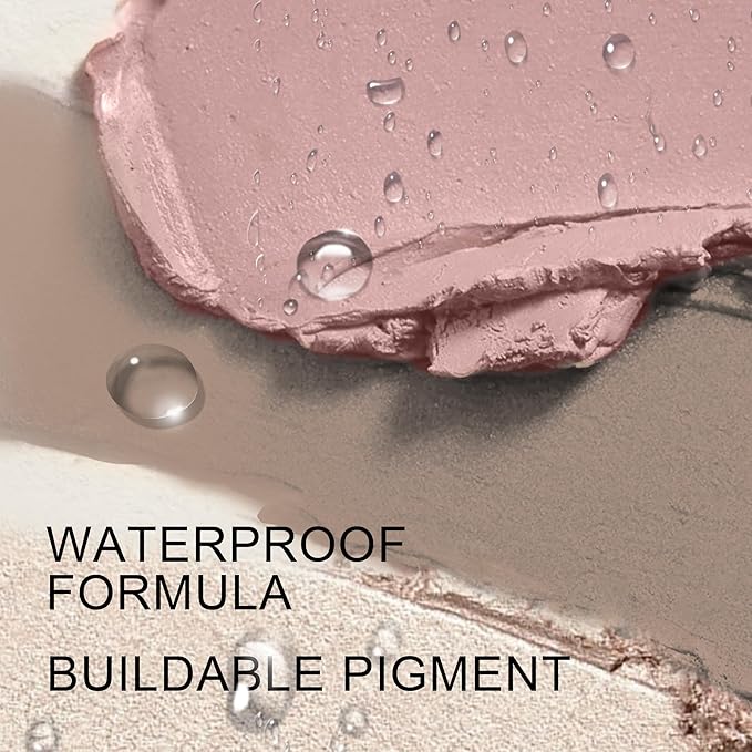 FV Cream Shimmer Eyeshadow Stick，Long Lasting & Waterproof, Multi-Use & High Pigment Eyeshadow Makeup Stick, Pearl Shimmer