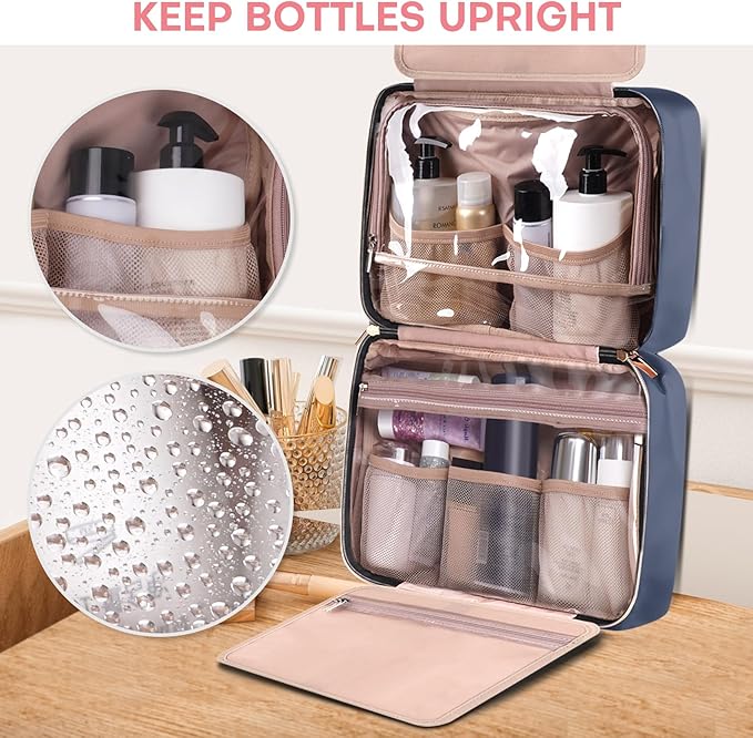 Travel toiletry bag for women,