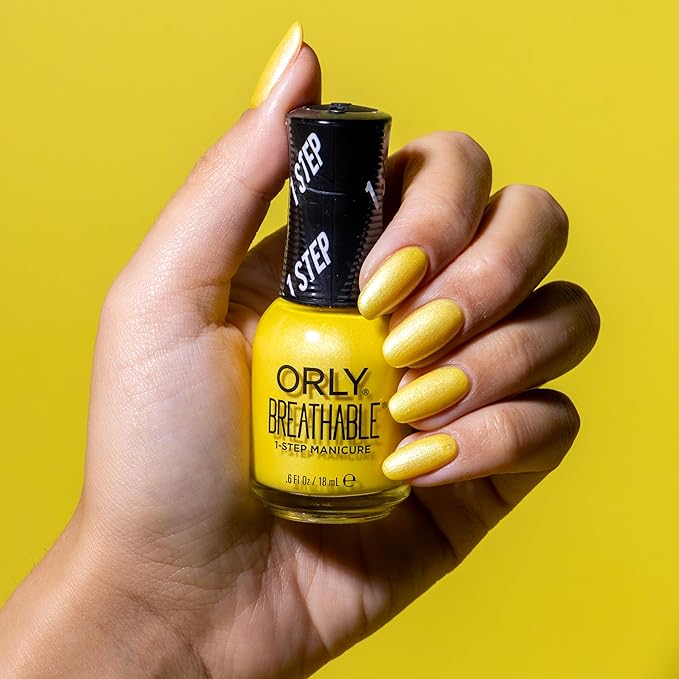 Orly Breathable Nail Polish Melting Point Collection | Creme and Shimmer Nail Colors for Spring & Summer (Cesium the Day)