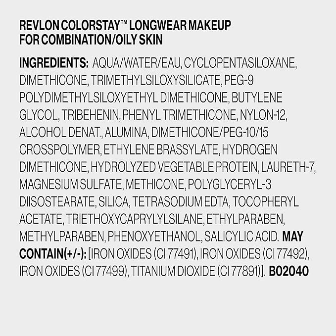 Revlon Liquid Foundation, ColorStay Face Makeup for Combination Chestnut (270), 1.0 oz