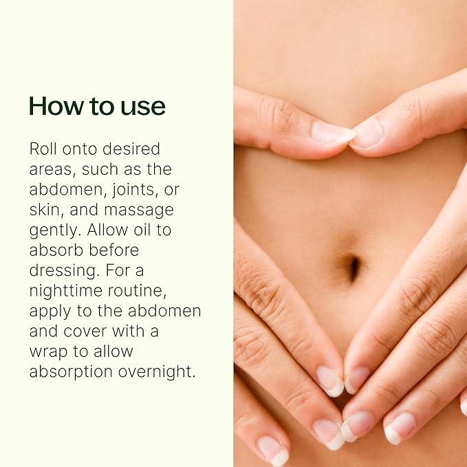 Plant Therapy Organic Castor Oil Roll On 30 mL (1 oz) Convenient Mess-Free Body Oil Roll-on for Easy Application, Cold-Pressed & Hexane-Free, Third-Party Tested for Purity