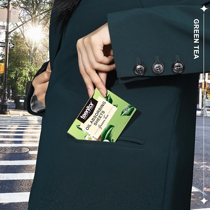 Teenitor Oil Blotting Sheets for Face, 400 Sheets Large 10cmx7cm