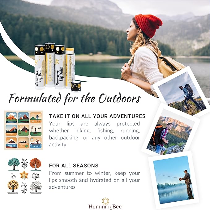 Adventure-Ready Lip Care. All-Natural Lip Balm Fishing