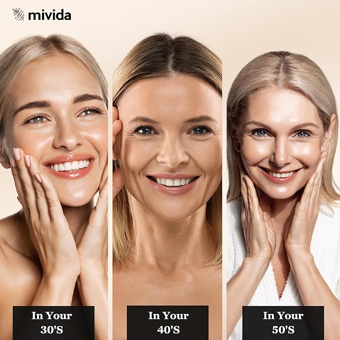 Premium 20% Vitamin C Facial Serum Plus Hyaluronic Acid+Ferulic Acid+Vitamin E | Anti Aging & Anti-Wrinkle Brightening Serum For Face | Lightweight Maximum Strength Formula 1 fl oz