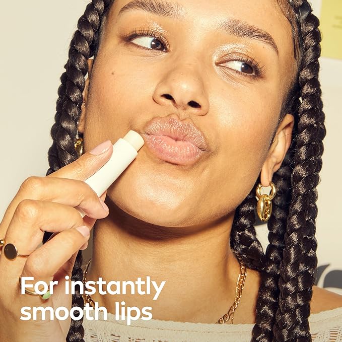 NIVEA Dewy Lip Balm with Hyaluronic Acid, Skin Care Gifts for Mom, Leaves Visibly Less Noticeable Lip Lines and No Waxy Feel, 0.18 Oz, Pack of 4