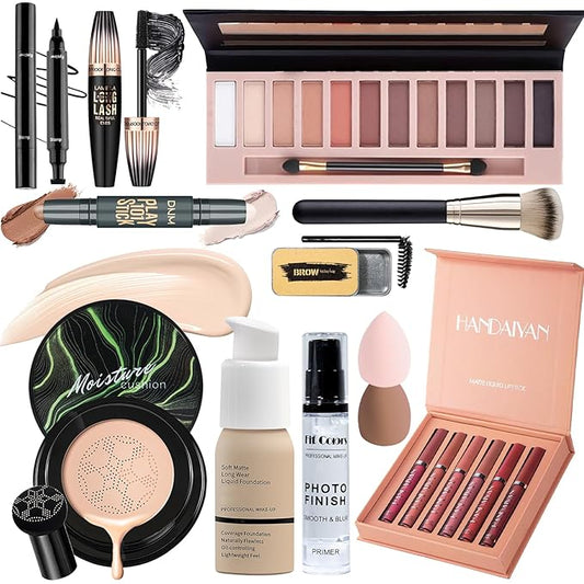 Face Primer, Makeup Brush and Sponges,