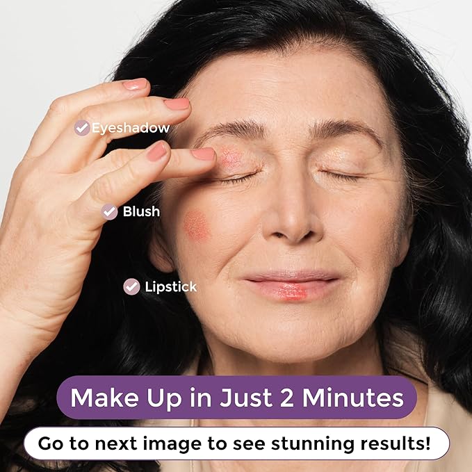 BloomBlush+ Multipurpose Color Stick For Older Women - Rose, Regular)