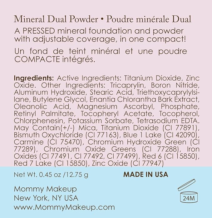 Mineral Dual Powder in Cuddle (Light/Medium) | 4-in-1 45 Oz