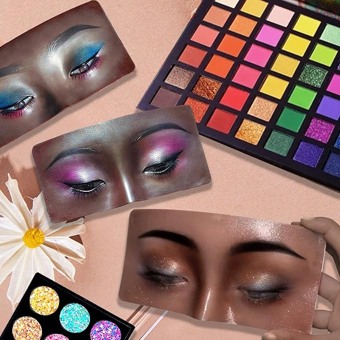 Silicone Makeup Mannequin Face, Makeup Practice Face Board