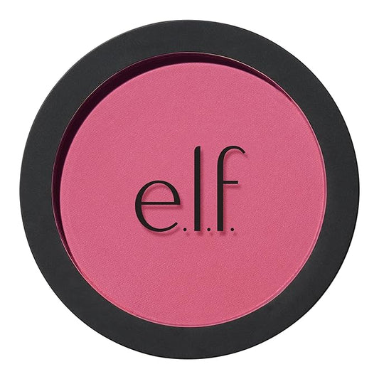 e.l.f. Primer-Infused Matte Blush, Long-Lasting, Lightweight & Buildable Powder Blush, Delivers A Matte Finish, Vegan & Cruelty-Free, Always Vibrant