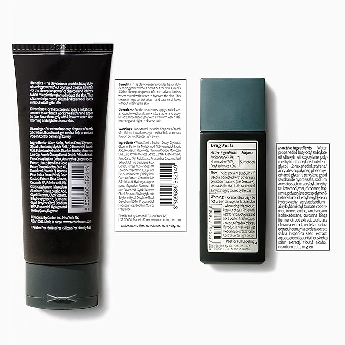 Limited Edition Men's Skincare Gift Set, Anti-Aging