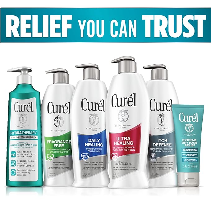 Curel Itch Defense Calming Daily Cleanser, Body Wash, Soap-free Formula, for Dry, Itchy Skin, with Hydrating Jojoba and Olive Oil, 10 Oz