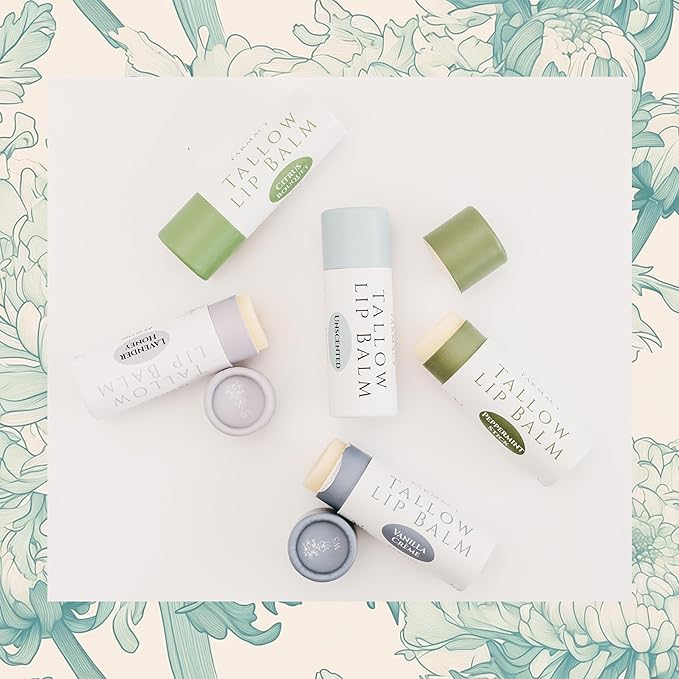 Organic Tallow Lip Balm (Vanilla Crème)