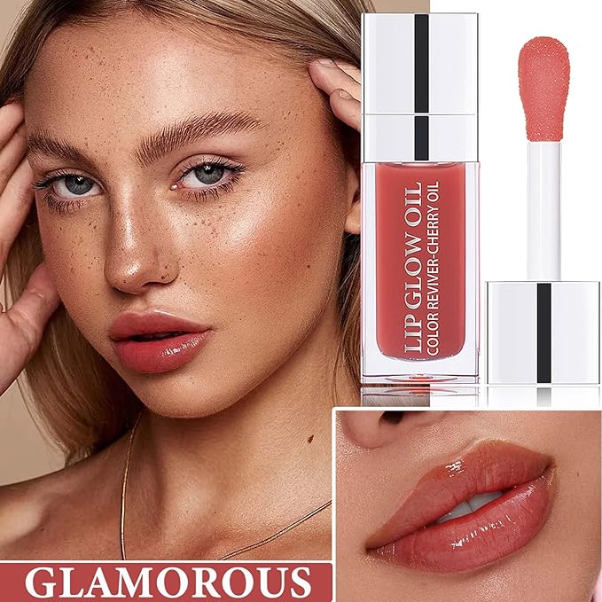 Plumping Lip Oil,Hydrating Lip Glow Oil