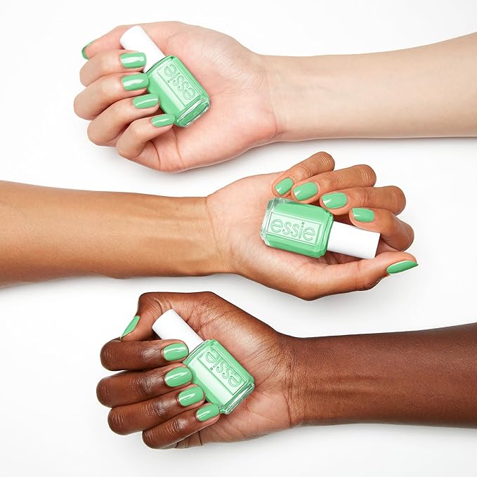 essie Salon-Quality Nail Polish, Vegan, Odd Squad, Green, Perfectly Peculiar, 0.46 fl oz