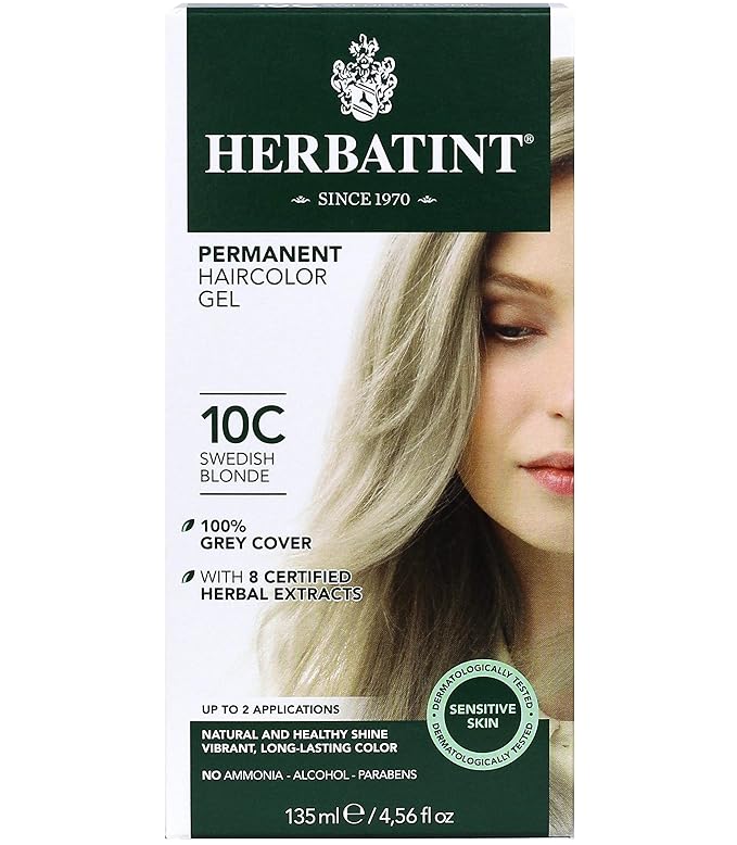 Herbatint Permanent Haircolor Gel, 10C