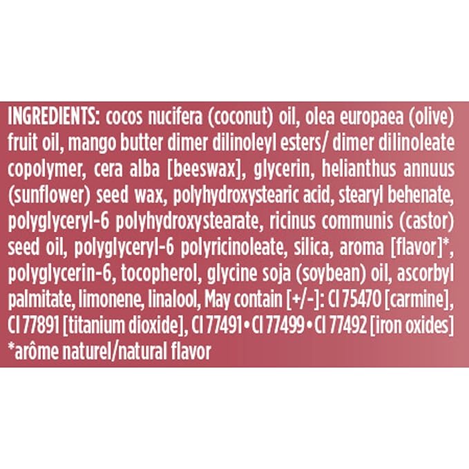 Burts Bees Gloss and Glow Glossy Balm, 100% Natural Origin, Wine Wednesday, 1 Tube, Pack of 2