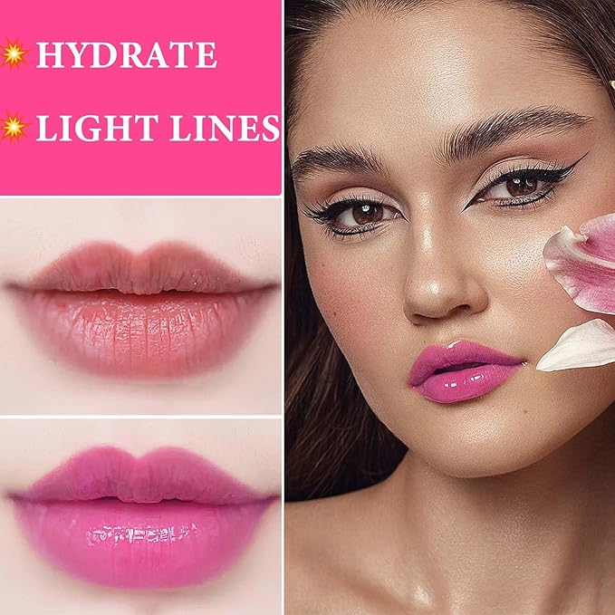 Plumping Lip Oil,Hydrating Lip Glow Oil