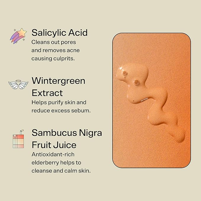 Bubble Skincare Knock Out 1.8% Salicylic Acid Acne Spot Treatment - Deep Cleansing Blemish Spot Treatment with Wintergreen & Willow Bark Extract - Clarifies & Calms Oily Skin (10ml)