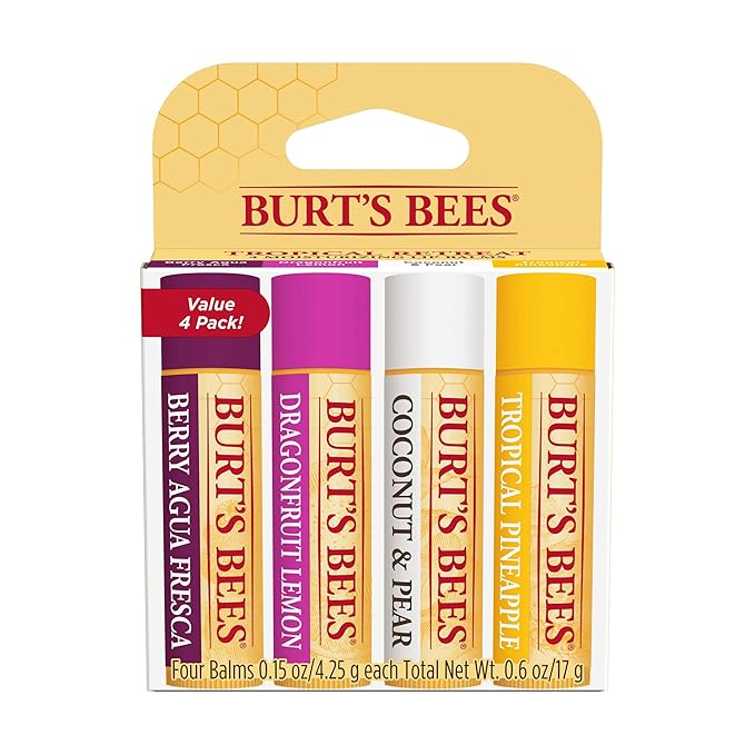Burts Bees Tropical Assortment Lip Balm,
