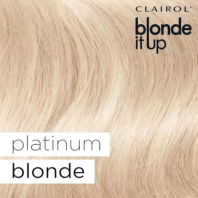 Clairol Blonde It Up Permanent Hair Dye, Platinum Blonde Hair Color, Pack of 2