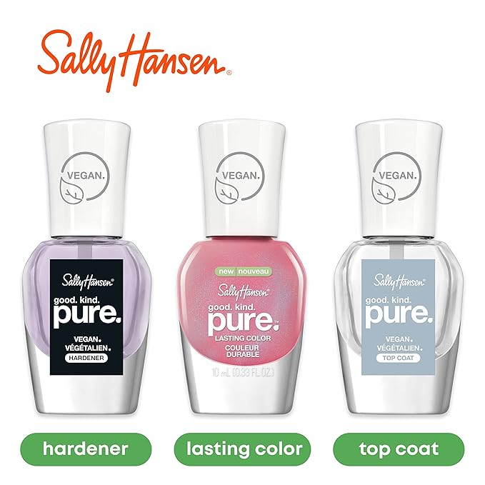 Sally Hansen Good.Kind.Pure Geode to Joy Collection - Nail Polish - Love You Lotus - 0.33 fl oz (Pack of 2)