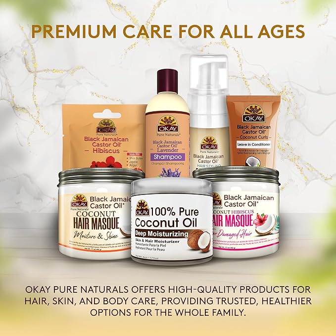 OKAY AFRICAN BLACK SOAP SHAMPOO 12oz / 355ml