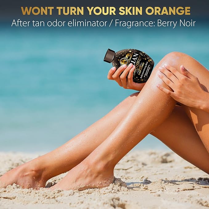 The Sicilian 200X Dark Black Bronzer Tanning Lotion - BEST Tanning Lotion For Glowing Skin - Gradual Bronzing & Sunless Self Tanner Lotion - Luxurious Sunless Body Tanning Lotion Nourishes Skin