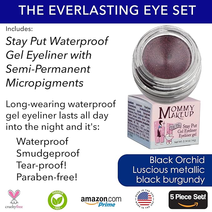 The Everlasting Eye 5 Piece Waterproof Makeup Set.