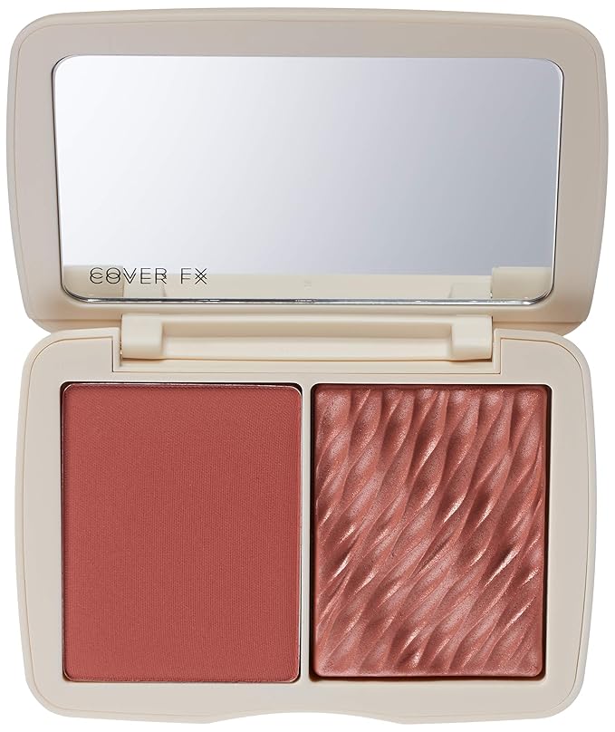 COVER FX Monochromatic Powder Blush Duo - Spiced Impact Color