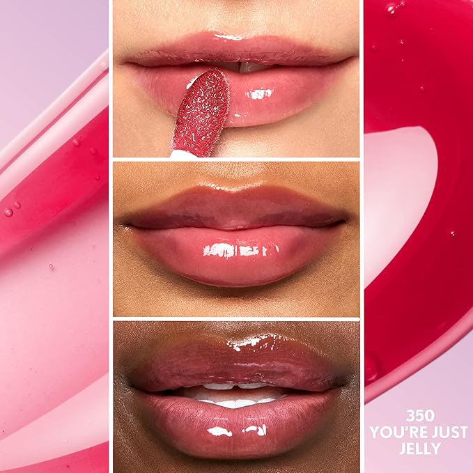 COVERGIRL Clean Fresh Yummy Gloss – Lip Gloss, Sheer, Natural Scents, Vegan Formula - You’re Just Jelly