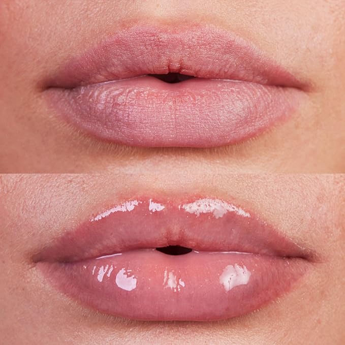 Kosas Wet Lip Oil Gloss - Hydrating Lip Plumping Treatment with Hyaluronic Acid & Peptides, Non-Sticky Finish (Jellyfish)