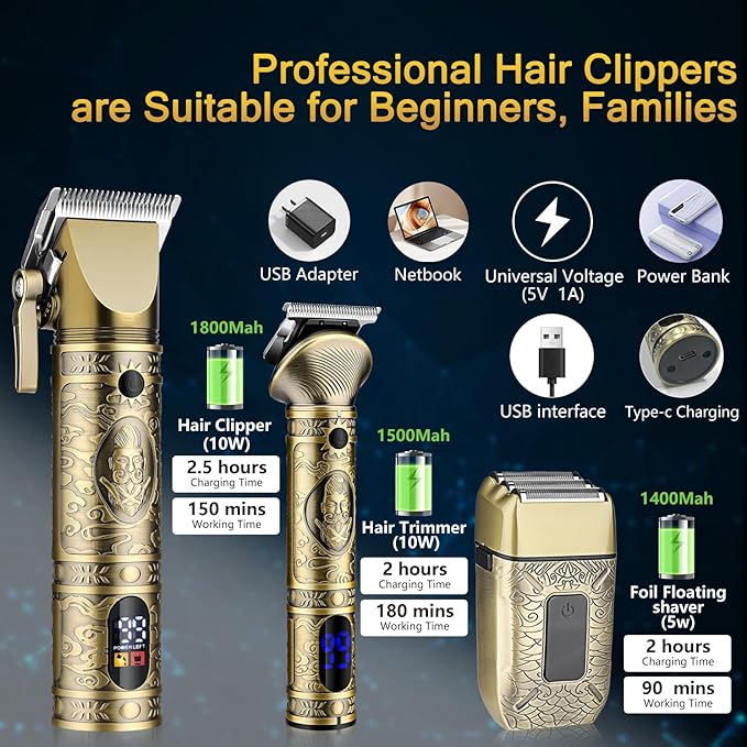 Hair Clippers for Men Professional
