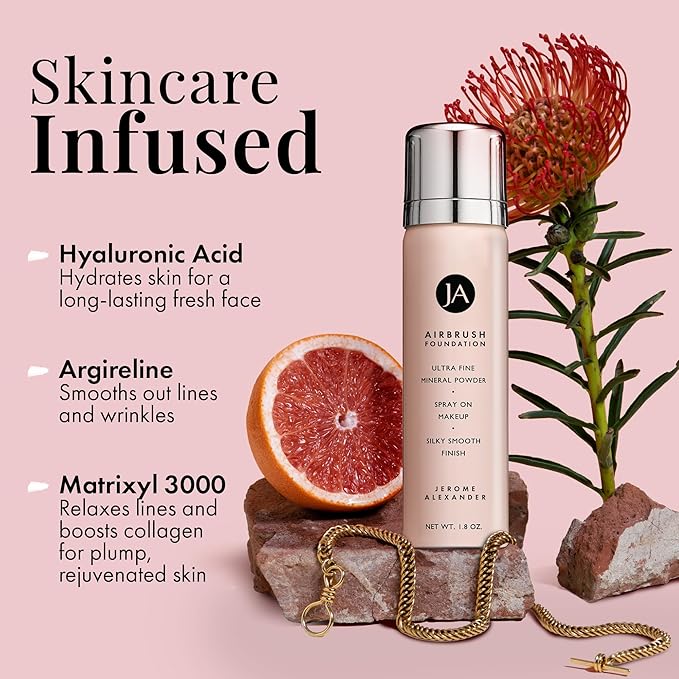 MagicMinerals AirBrush Foundation by Jerome Alexander – 2pc Bright Light